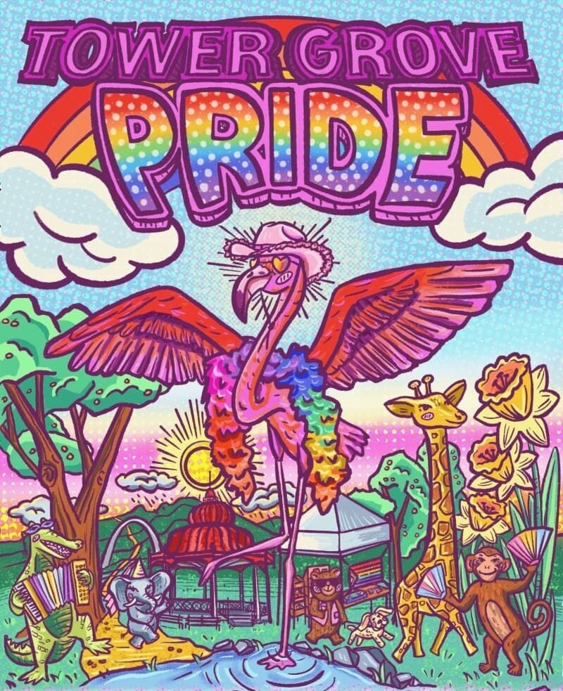 Tower Grove Pride 2025 Event Poster